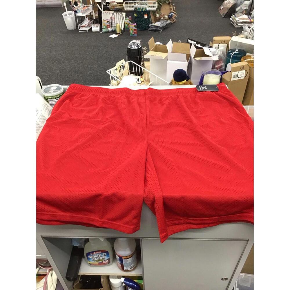 Xersion men’s size 5XL basketball shorts cabaret red